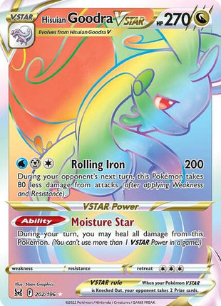 Hisuian Goodra VSTAR (Secret) - SWSH11 Lost Origin - Holofoil - Near Mint (NM)