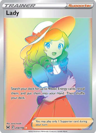 Lady (Secret) - SWSH11 Lost Origin - Holofoil - Near Mint (NM)