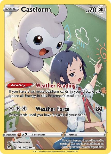 Castform - SWSH11 Lost Origin Trainer Gallery - Holofoil - Near Mint (NM)