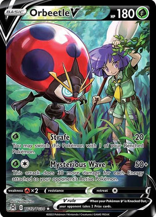 Orbeetle V - SWSH11 Lost Origin Trainer Gallery - Holofoil - Near Mint (NM)
