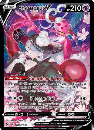 Enamorus V - SWSH11 Lost Origin Trainer Gallery - Holofoil - Near Mint (NM)
