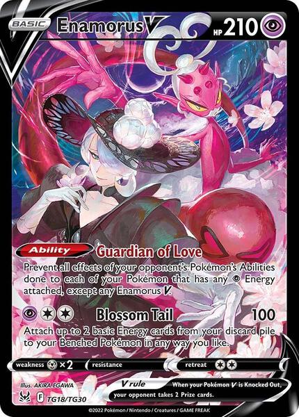 Enamorus V - SWSH11 Lost Origin Trainer Gallery - Holofoil - Near Mint (NM)