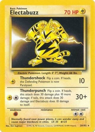 Electabuzz - Base Set - Damaged