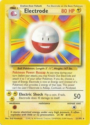 Electrode - Base Set - Damaged