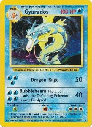 Gyarados - Base Set - Holofoil - Lightly Played (LP)