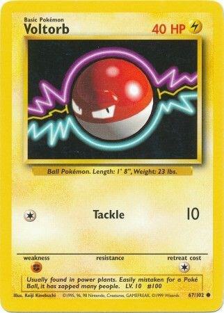 Voltorb - Base Set - Near Mint (NM)