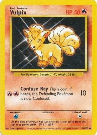 Vulpix - Base Set - Near Mint (NM)