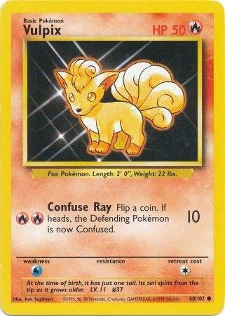 Vulpix - Base Set - Near Mint (NM)
