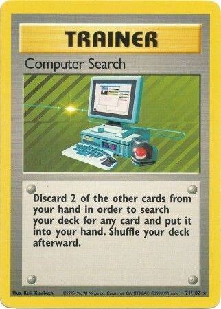 Computer Search - Base Set - Heavily Played (HP)