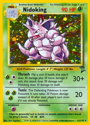 Nidoking - Base Set 2 - Holofoil - Lightly Played (LP)