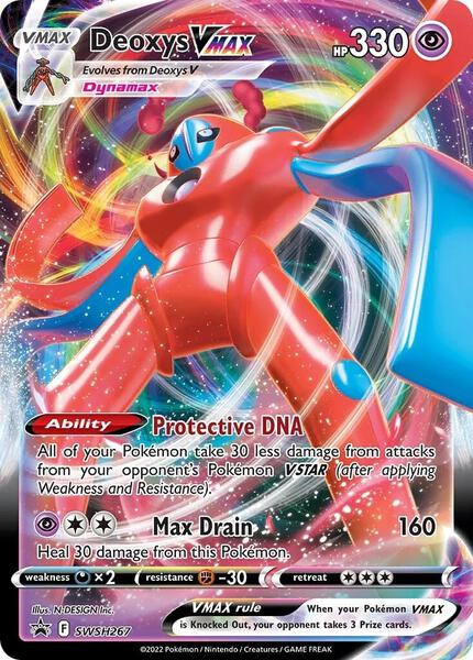Deoxys VMAX - SWSH267 - SWSH Sword and Shield Promo Cards - Holofoil - Near Mint (NM)