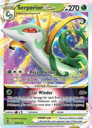 Serperior VSTAR - SWSH12 Silver Tempest - Holofoil - Near Mint (NM)