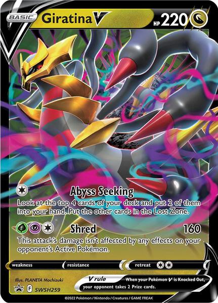 Giratina V - SWSH259 - SWSH Sword and Shield Promo Cards - Holofoil - Near Mint (NM)