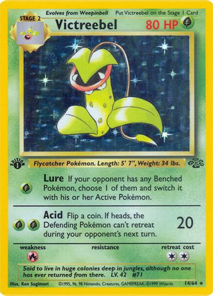 Victreebel (14) - Jungle - Unlimited Holofoil - Damaged