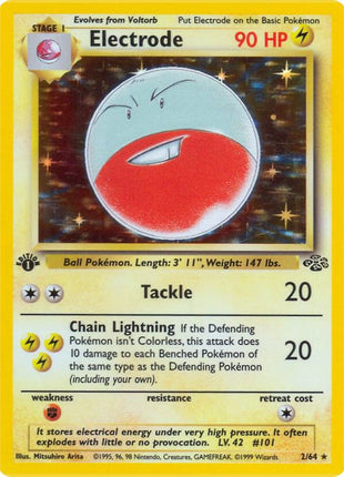 Electrode (2) - Jungle - Unlimited Holofoil - Heavily Played (HP)