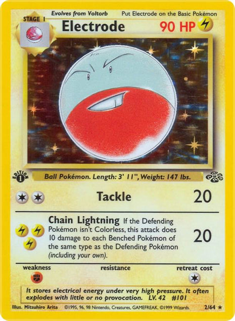 Electrode (2) - Jungle - Unlimited Holofoil - Heavily Played (HP)