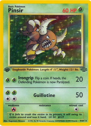 Pinsir (9) - Jungle - Unlimited Holofoil - Near Mint (NM)