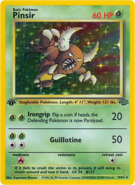Pinsir (9) - Jungle - Unlimited Holofoil - Near Mint (NM)