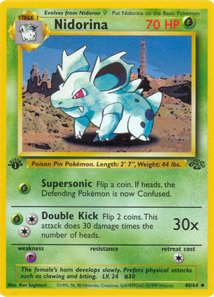 Nidorina - Jungle - Unlimited - Near Mint (NM)