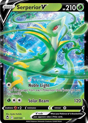 Serperior V - SWSH12 Silver Tempest - Holofoil - Near Mint (NM)