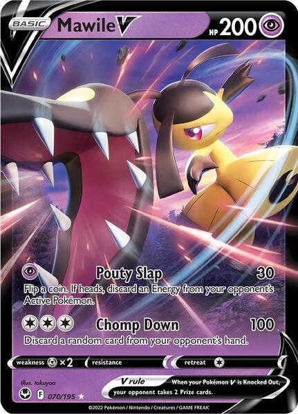 Mawile V - SWSH12 Silver Tempest - Holofoil - Near Mint (NM)