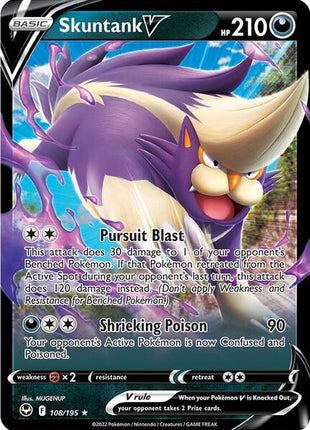 Skuntank V - SWSH12 Silver Tempest - Holofoil - Near Mint (NM)