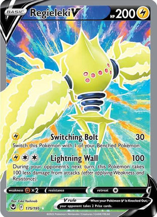 Regieleki V (Full Art) - SWSH12 Silver Tempest - Holofoil - Near Mint (NM)