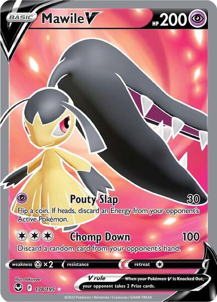 Mawile V (Full Art) - SWSH12 Silver Tempest - Holofoil - Near Mint (NM)