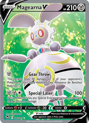 Magearna V (Full Art) - SWSH12 Silver Tempest - Holofoil - Near Mint (NM)
