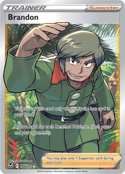 Brandon (Full Art) - SWSH12 Silver Tempest - Holofoil - Near Mint (NM)