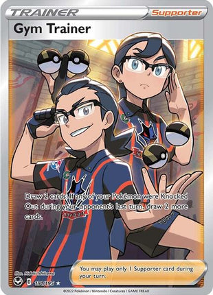 Gym Trainer (Full Art) - SWSH12 Silver Tempest - Holofoil - Near Mint (NM)