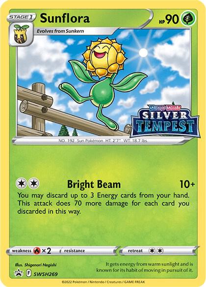 Sunflora - SWSH269 (Prerelease) - SWSH Sword and Shield Promo Cards - Holofoil - Near Mint (NM)