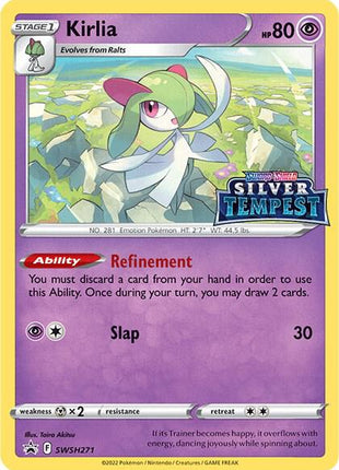 Kirlia - SWSH271 (Prerelease) - SWSH Sword and Shield Promo Cards - Holofoil - Near Mint (NM)