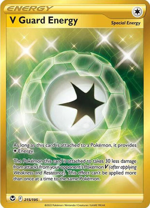 V Guard Energy (Secret) - SWSH12 Silver Tempest - Holofoil - Near Mint (NM)