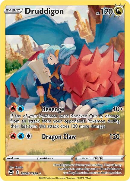 Druddigon - SWSH12 Silver Tempest Trainer Gallery - Holofoil - Near Mint (NM)