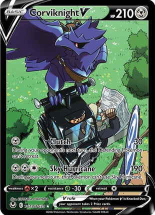Corviknight V - SWSH12 Silver Tempest Trainer Gallery - Holofoil - Near Mint (NM)