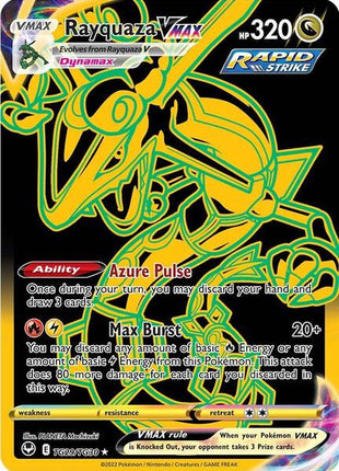 Rayquaza VMAX (Secret) - SWSH12 Silver Tempest Trainer Gallery - Holofoil - Near Mint (NM)