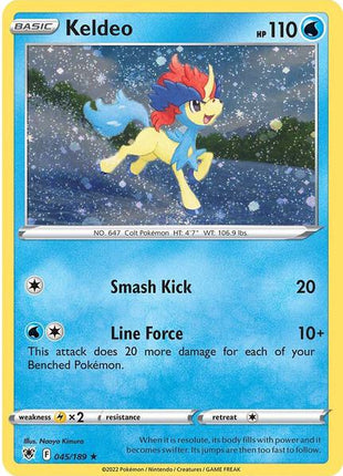 Keldeo - 045/189 (Cosmos Holo) - Miscellaneous Cards and Products - Holofoil - Near Mint (NM)