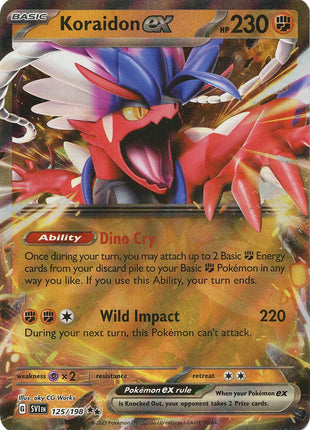 Koraidon ex - 125/198 - SV01 Scarlet and Violet Base Set - Holofoil - Near Mint (NM)