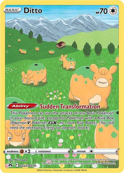 Ditto - Crown Zenith Galarian Gallery - Holofoil - Near Mint (NM)
