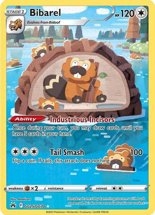 Bibarel - Crown Zenith Galarian Gallery - Holofoil - Near Mint (NM)