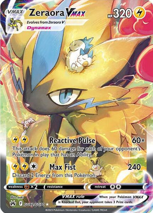 Zeraora VMAX - Crown Zenith Galarian Gallery - Holofoil - Near Mint (NM)