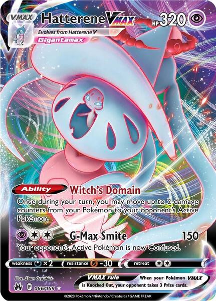 Hatterene VMAX - Crown Zenith - Holofoil - Near Mint (NM)