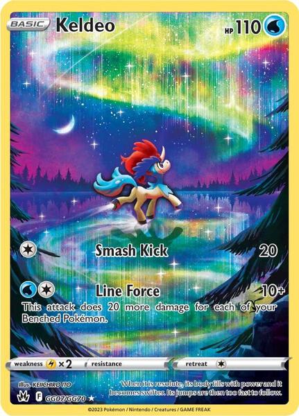 Keldeo - Crown Zenith Galarian Gallery - Holofoil - Near Mint (NM)