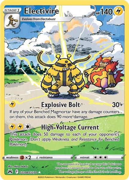 Electivire - Crown Zenith Galarian Gallery - Holofoil - Near Mint (NM)