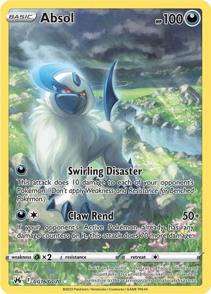 Absol - Crown Zenith Galarian Gallery - Holofoil - Near Mint (NM)