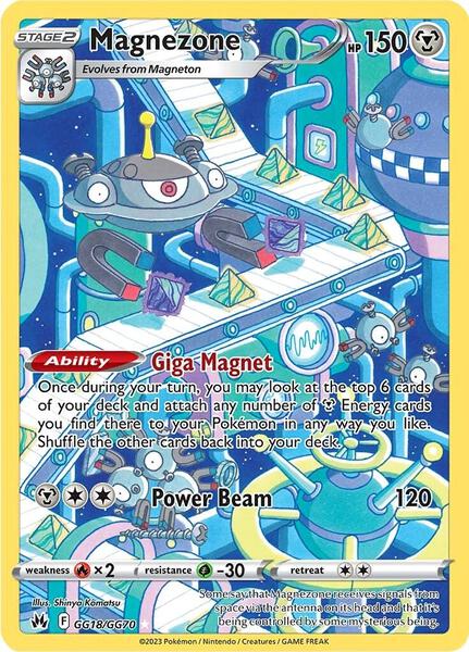 Magnezone - Crown Zenith Galarian Gallery - Holofoil - Near Mint (NM)