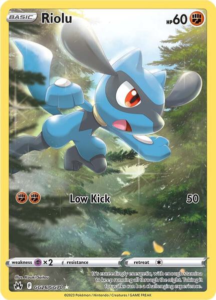 Riolu - Crown Zenith Galarian Gallery - Holofoil - Near Mint (NM)