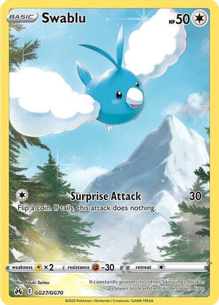 Swablu - Crown Zenith Galarian Gallery - Holofoil - Near Mint (NM)