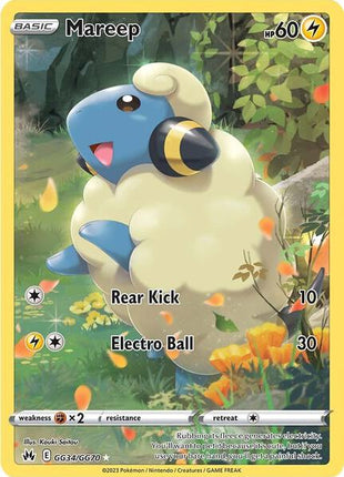 Mareep - Crown Zenith Galarian Gallery - Holofoil - Near Mint (NM)